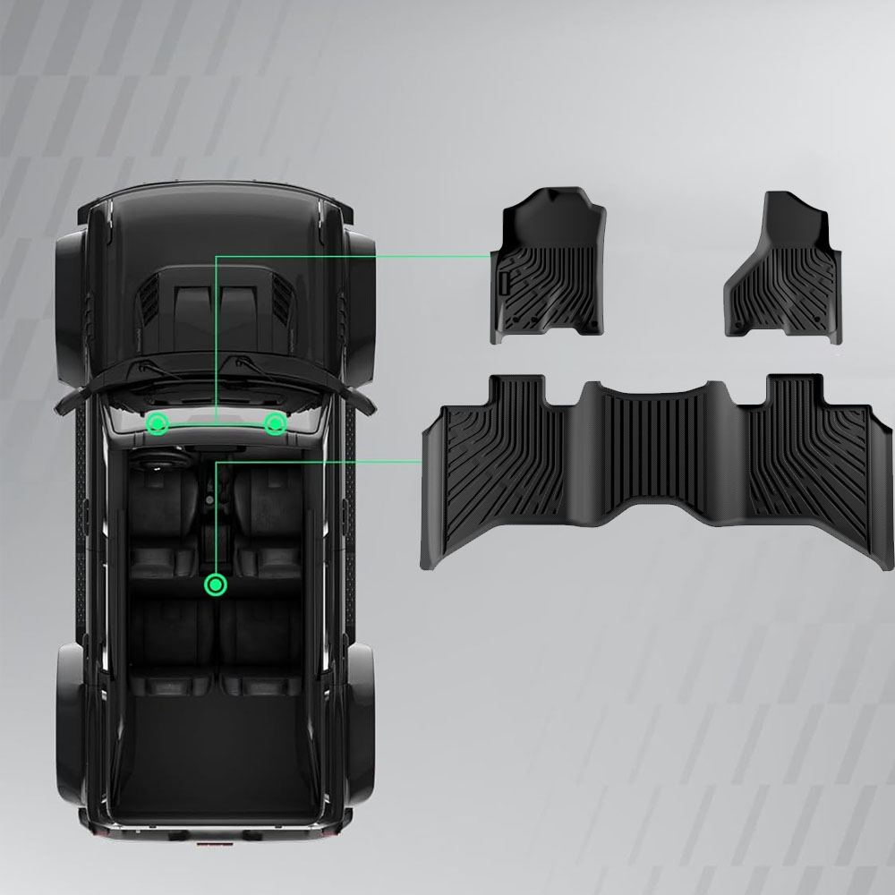 3PCS High Quality Automotive F - Car Floor Mat ulasan dan harga