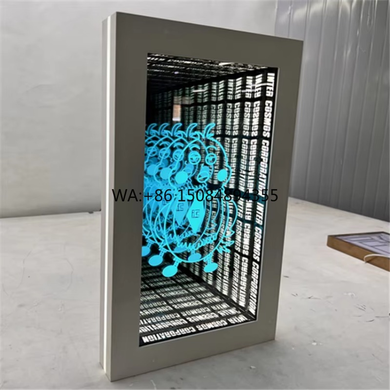 LED Infinity 3D Mirror Buildin - Car Mirror ulasan dan harga