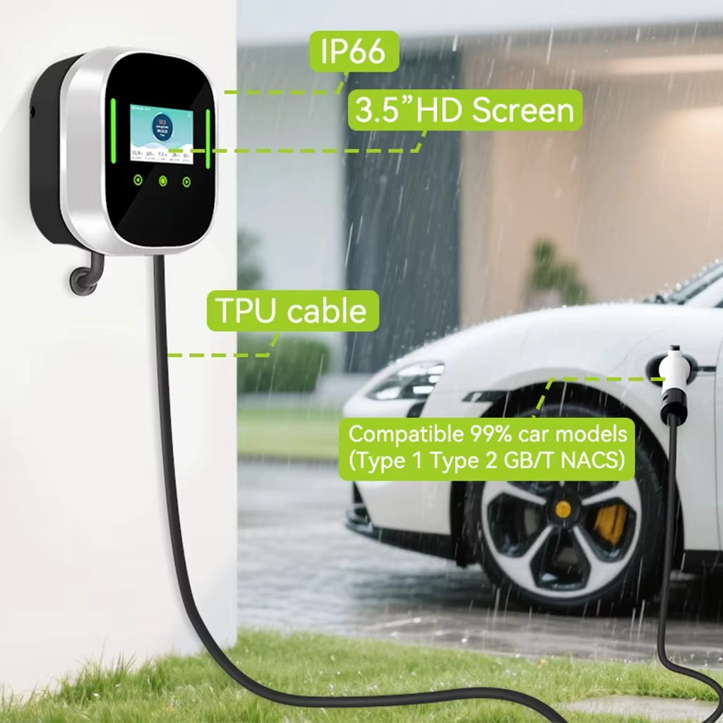 Smart EV Charger Wallbox 22kW  - Car Charger ulasan dan harga