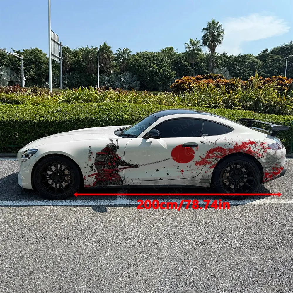 2pcs Watercolor Japanese Samur - Car Accessories Japanese ulasan dan harga