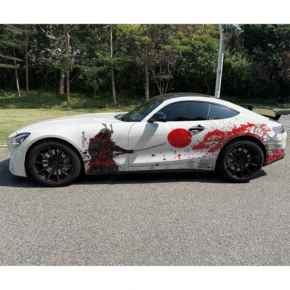 2pcs Watercolor Japanese Samur - Car Accessories Japanese ulasan dan harga