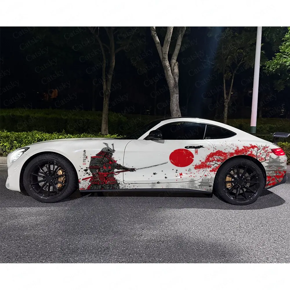 2pcs Watercolor Japanese Samur - Car Accessories Japanese ulasan dan harga